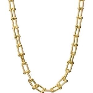 Hardware Gold Necklace 17.7" long
Comes in an elegant gift box